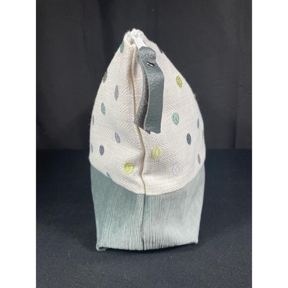 handmade one of a kind bag, velour and polka dots, variety of uses - Picture 4 of 8